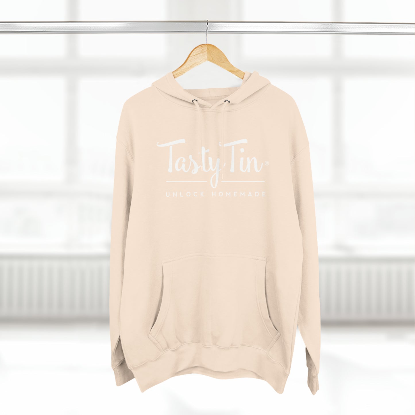 Three-Panel Fleece Hoodie