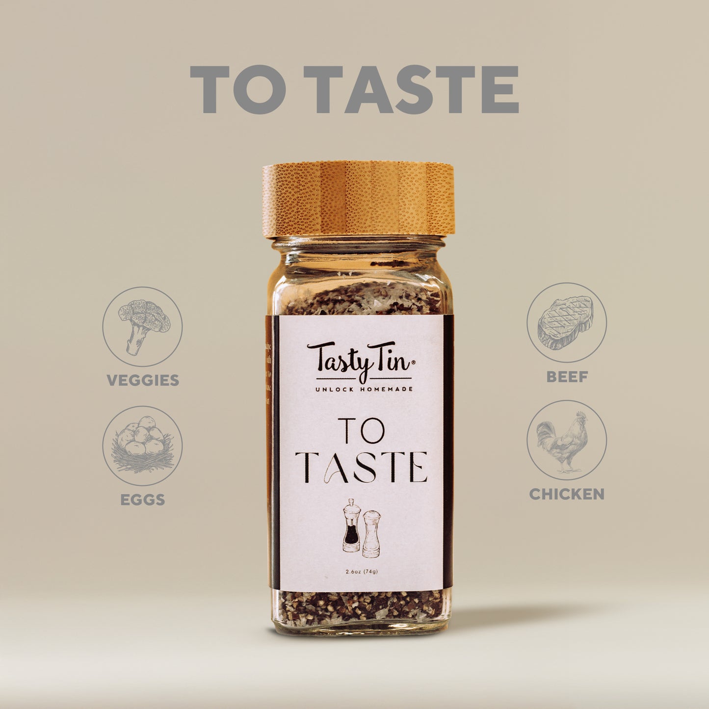 To Taste- Shaker Jar