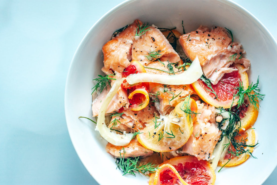 Slow Roasted Salmon with Citrus and Fennel