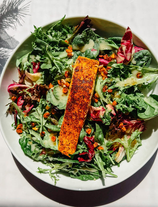 Garlic Dust lemon vinaigrette homemade salad dressing