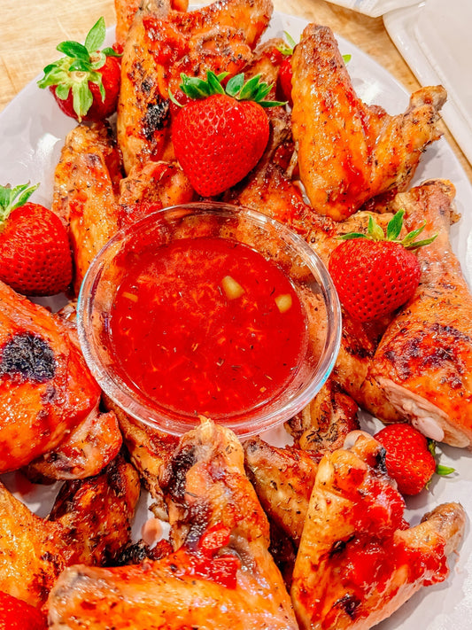Strawberry Glazed Chicken with Pryme Thyme