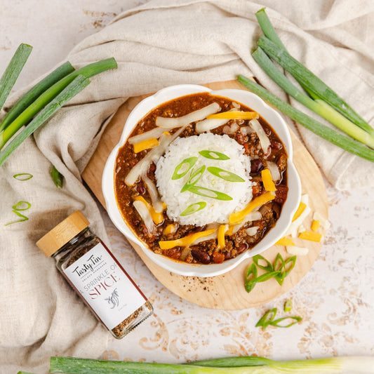 Cold-Weather Chili with A Sprinkle of Spice