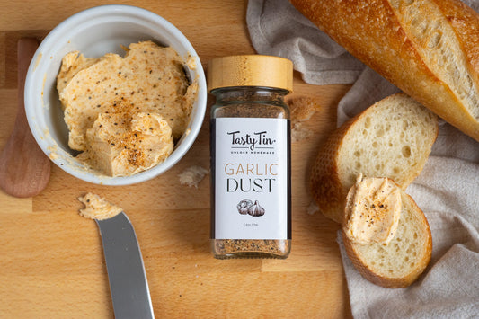 Garlic Butter with Garlic Dust (Easy Compound Butter)