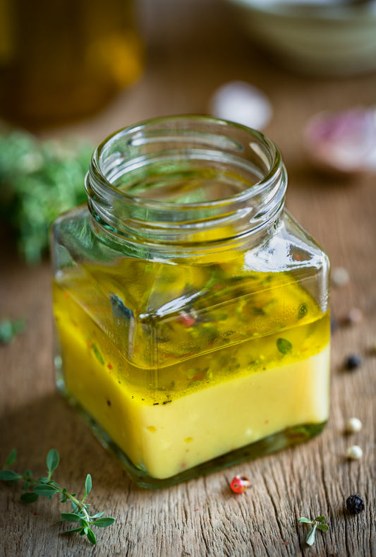 Tasty Tin Garlic Dust Vinaigrette