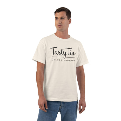 Simple Tasty Tin Logo T-Shirt — Beefy-T® Short-Sleeve Logo Tee