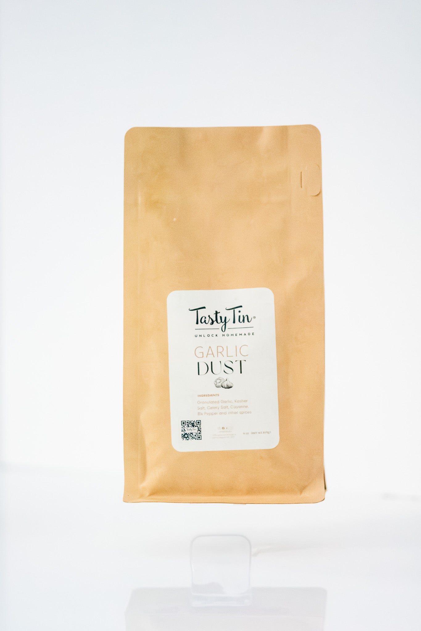 Tasty Tin Garlic Seasoning Refill Pouch - Garlic Dust