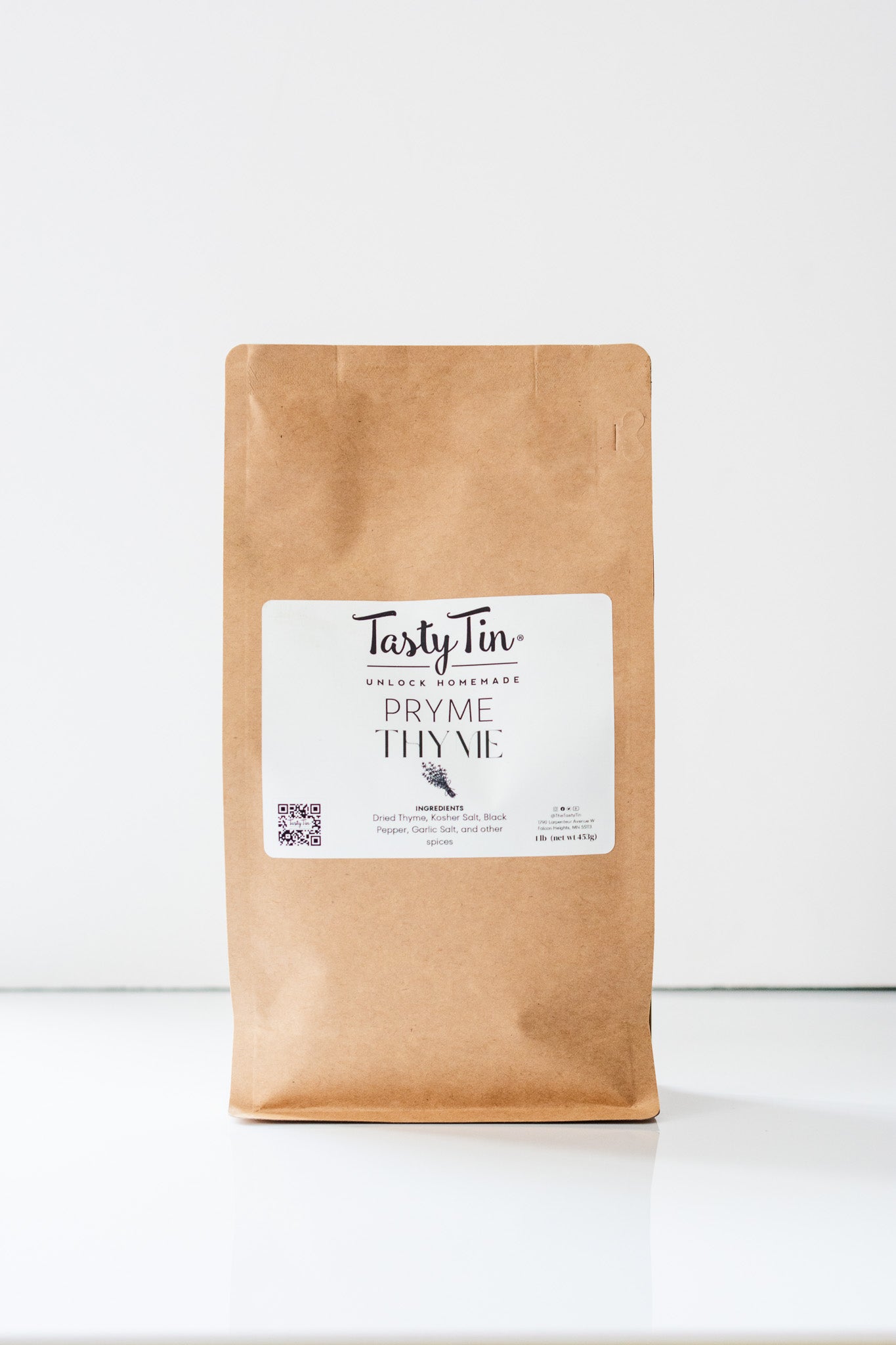 Tasty Tin Pryme Thyme Seasoning Refill Pouch - 1 Pound