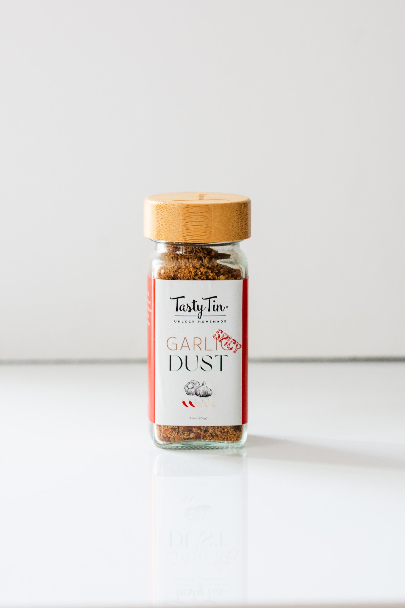 Tasty Tin Spicy Garlic Seasoning Shaker – Garlic Dust